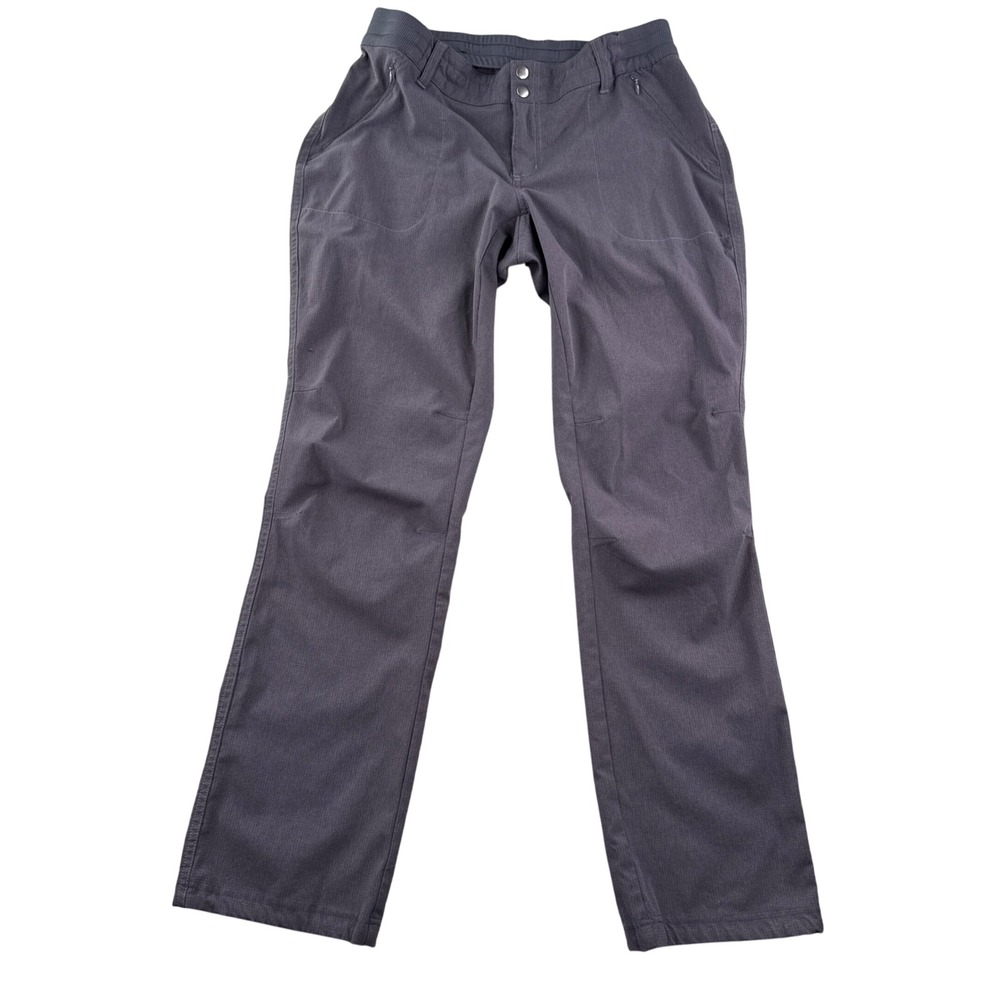 Kuhl Pants Women 10R Gray Outdoors Strattus Ripstop Knit Hiking Outdoors 6234